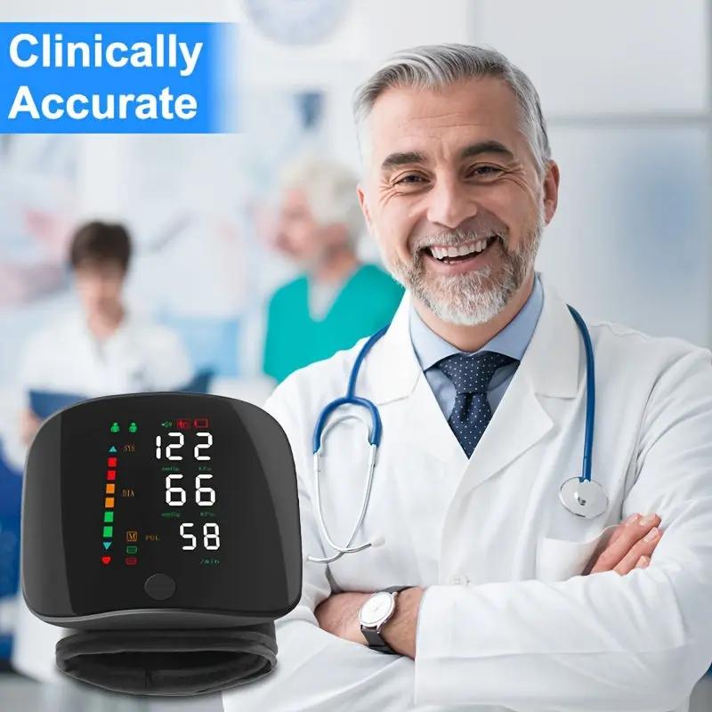 Clinical-Grade Wrist Electronic Blood Pressure Monitor